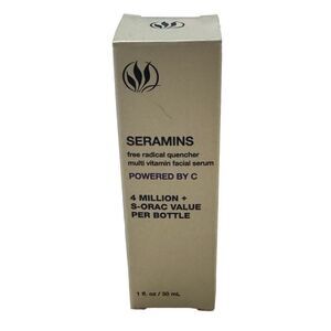 SERIOUS SKINCARE FACE SERUM 1oz SERAMINS POWERED BY C MULTI VITAMIN - BRAND NEW